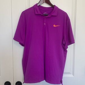 Nike Dri‎ Ft Men's Purple Polo Shirt
